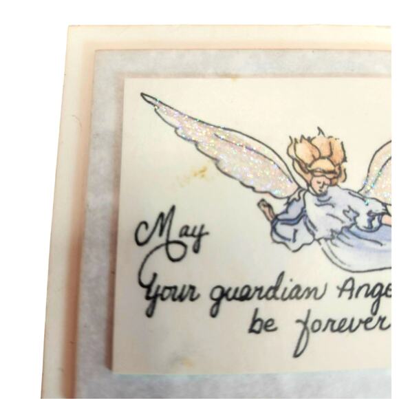 Winslow's Special Thoughts Magnet "May Your Guardian Angel be Forever Near" USA - Picture 4 of 5